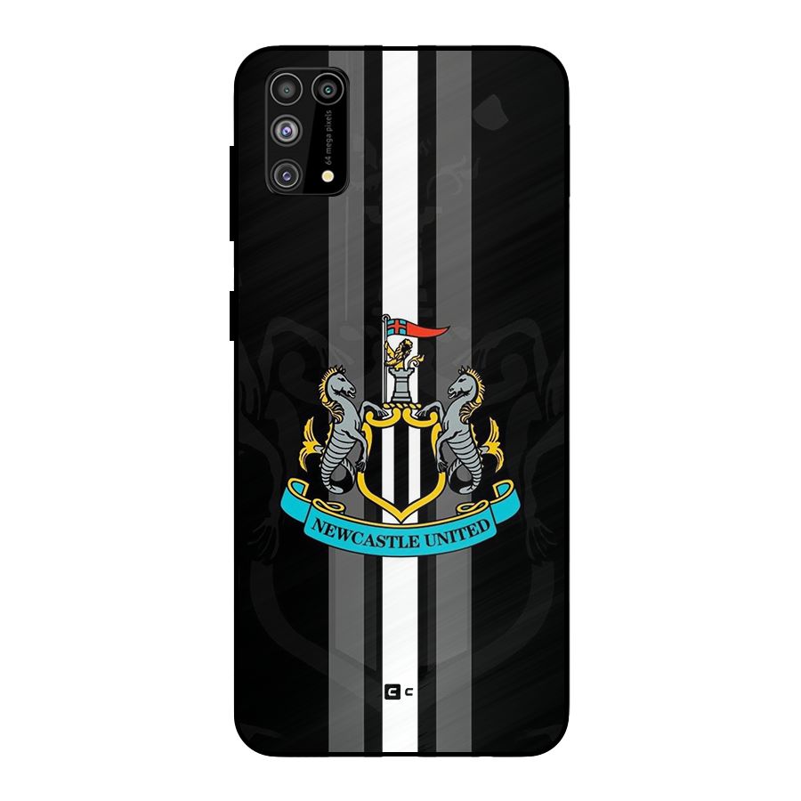 New Castle United Metal Back Case for Galaxy M31