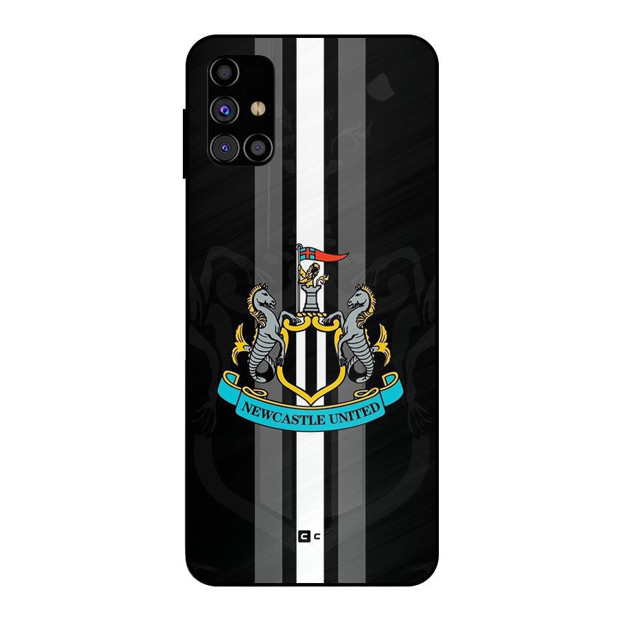 New Castle United Metal Back Case for Galaxy M31s