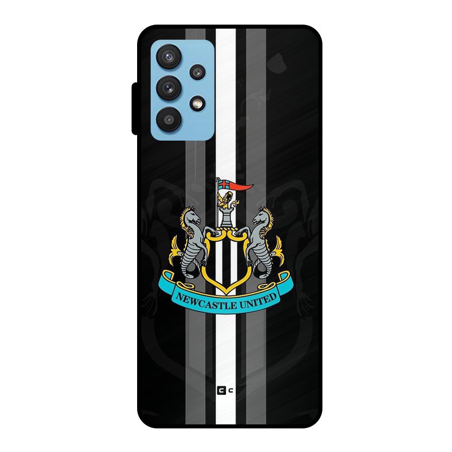 New Castle United Metal Back Case for Galaxy M32 5G