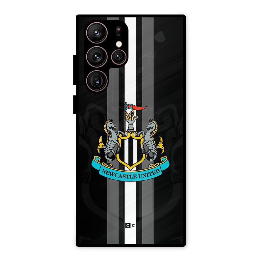 New Castle United Metal Back Case for Galaxy S22 Ultra 5G