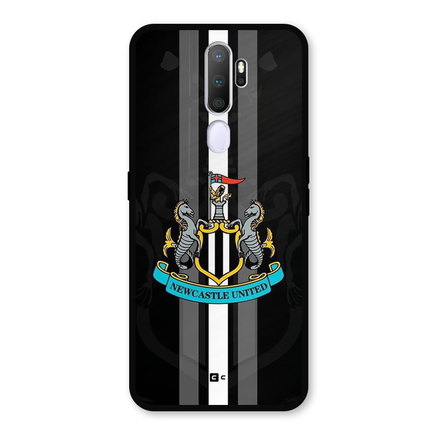 New Castle United Metal Back Case for Oppo A5 (2020)
