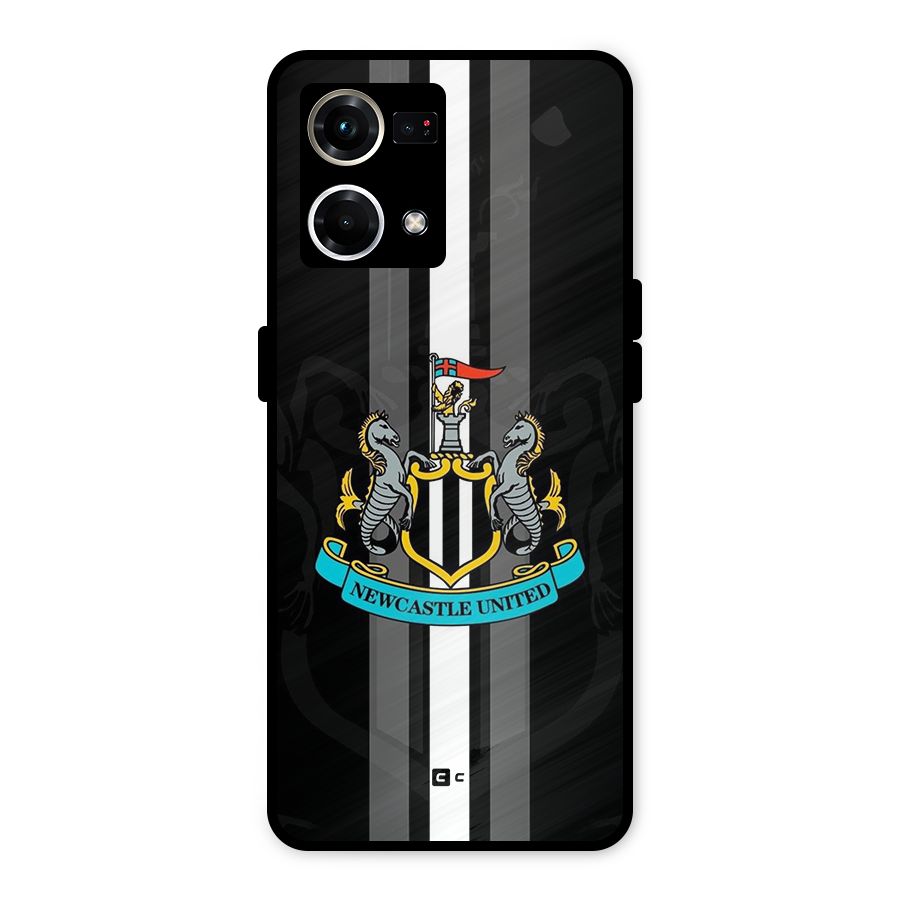 New Castle United Metal Back Case for Oppo F21s Pro 4G