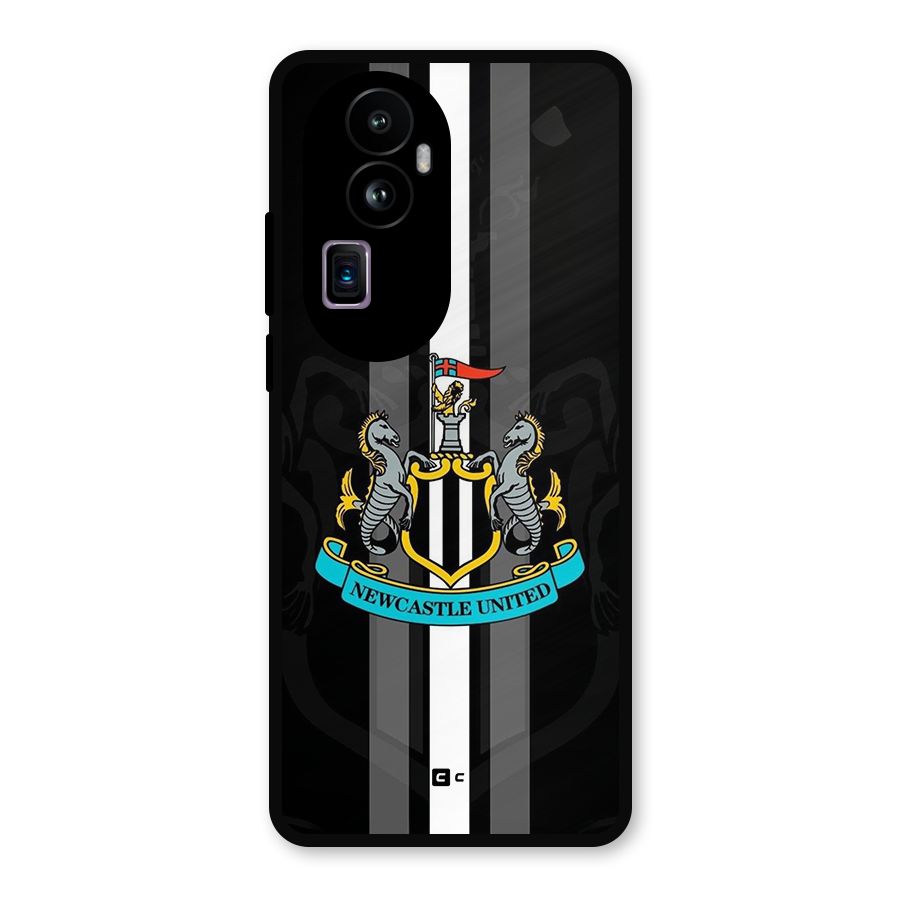 New Castle United Metal Back Case for Oppo Reno10 Pro Plus