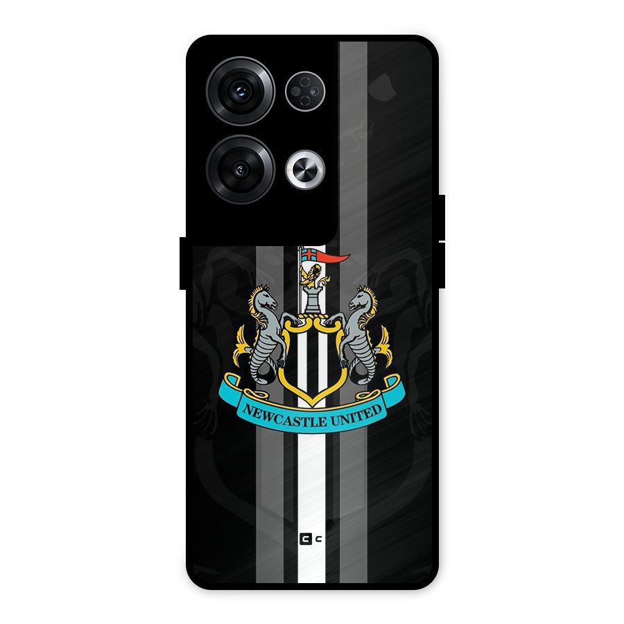 New Castle United Metal Back Case for Oppo Reno8 Pro 5G