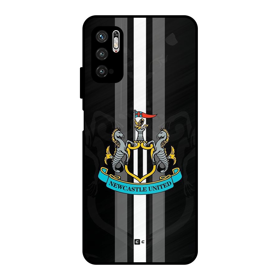New Castle United Metal Back Case for Poco M3 Pro 5G