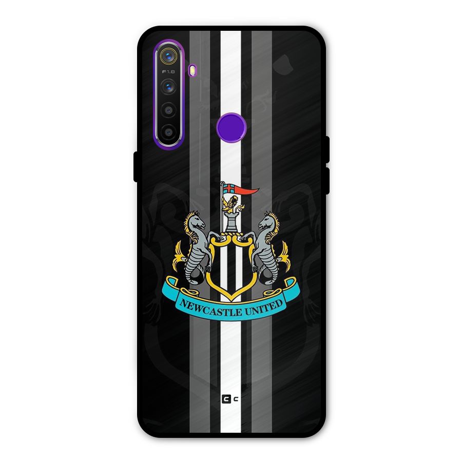 New Castle United Metal Back Case for Realme 5