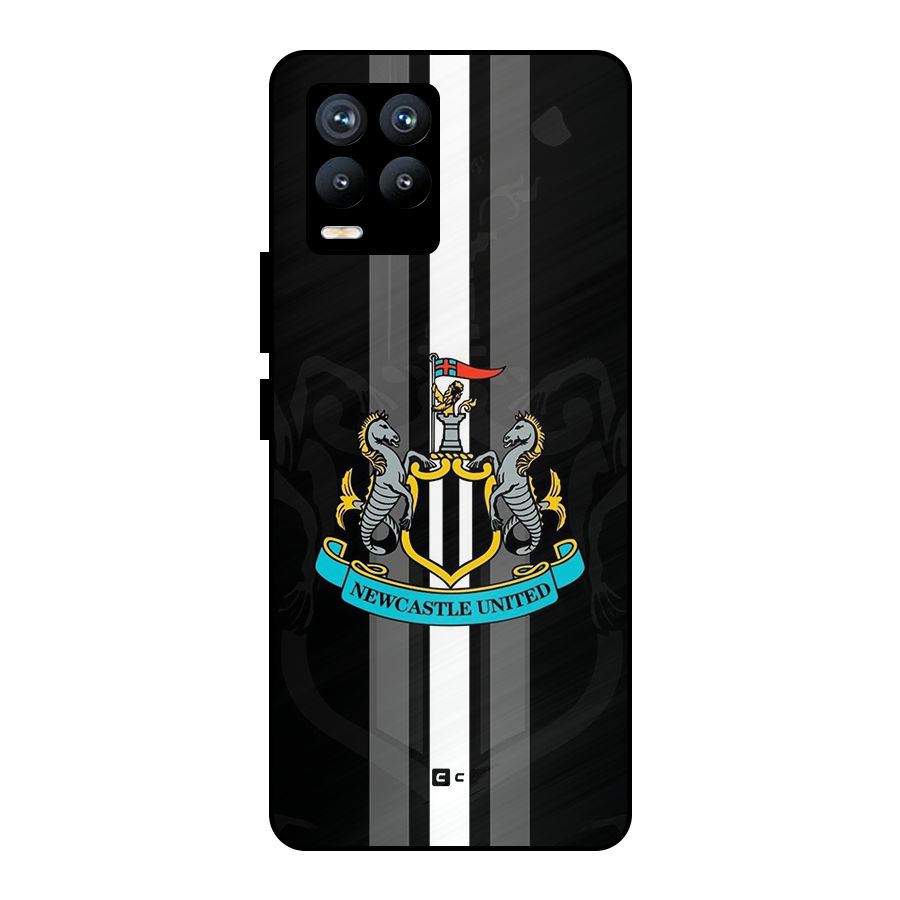 New Castle United Metal Back Case for Realme 8 Pro