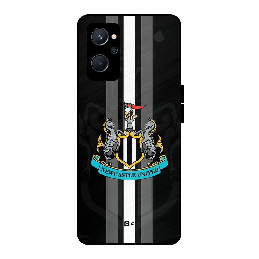 New Castle United Metal Back Case for Realme 9i 5G