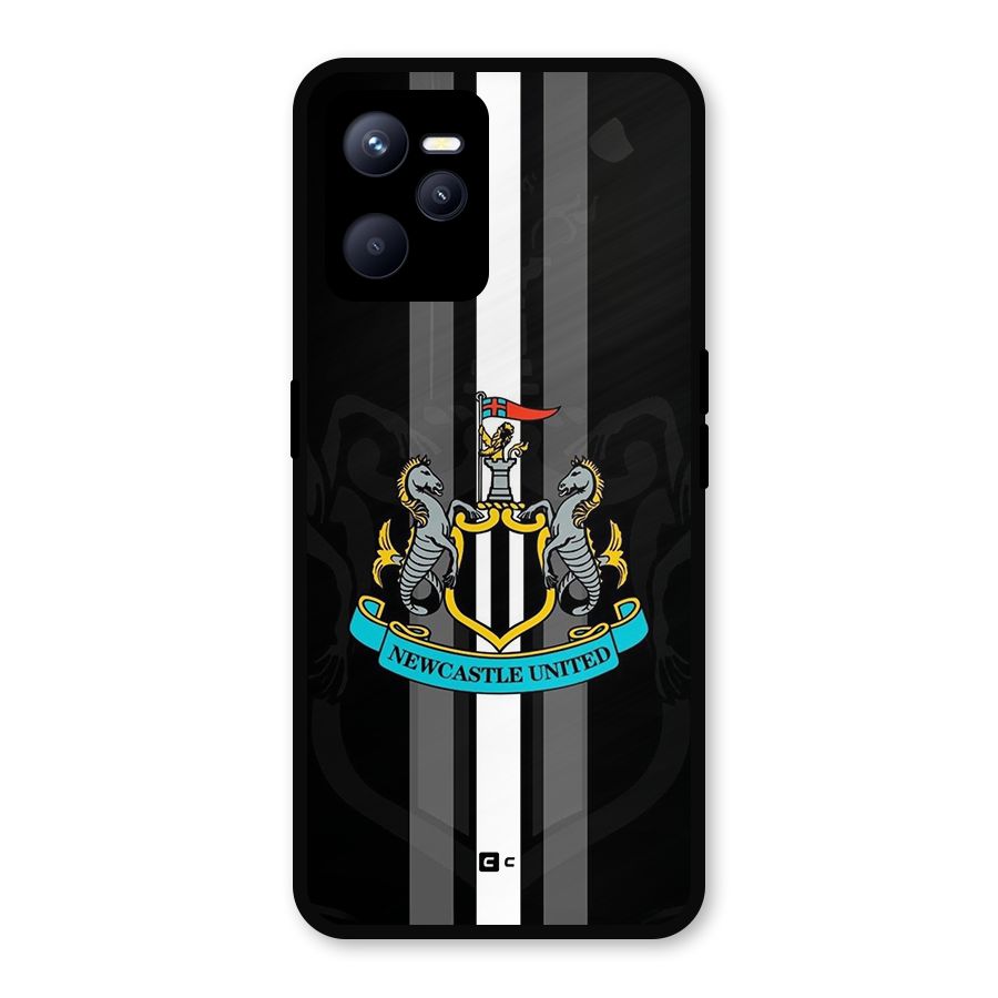 New Castle United Metal Back Case for Realme C35