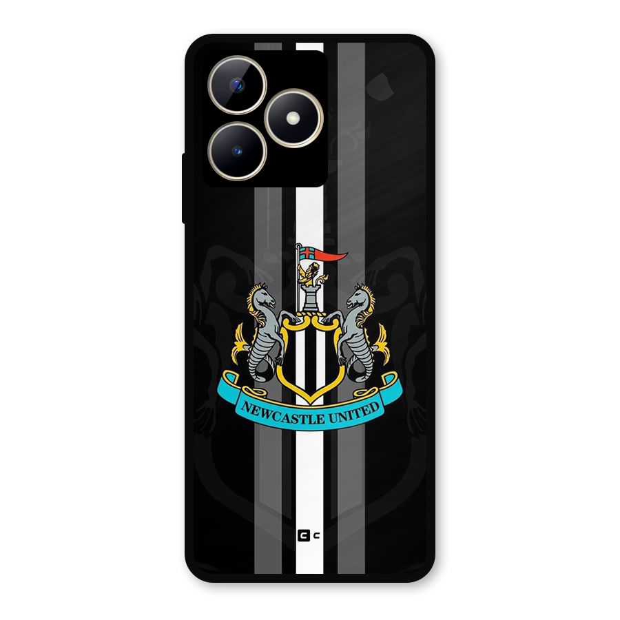 New Castle United Metal Back Case for Realme C53