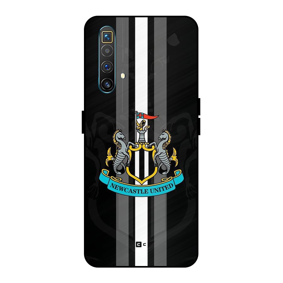 New Castle United Metal Back Case for Realme X3