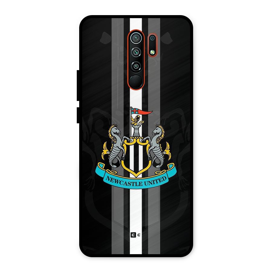 New Castle United Metal Back Case for Redmi 9 Prime