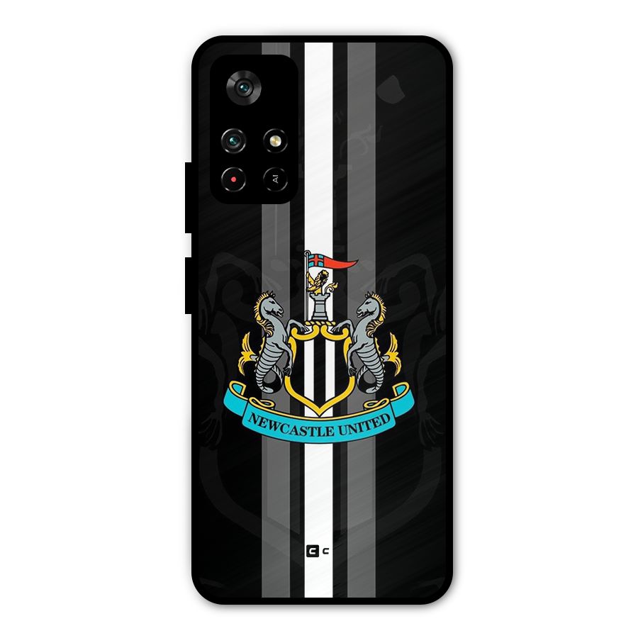 New Castle United Metal Back Case for Redmi Note 11T 5G