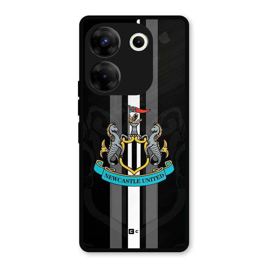 New Castle United Metal Back Case for Tecno Camon 20