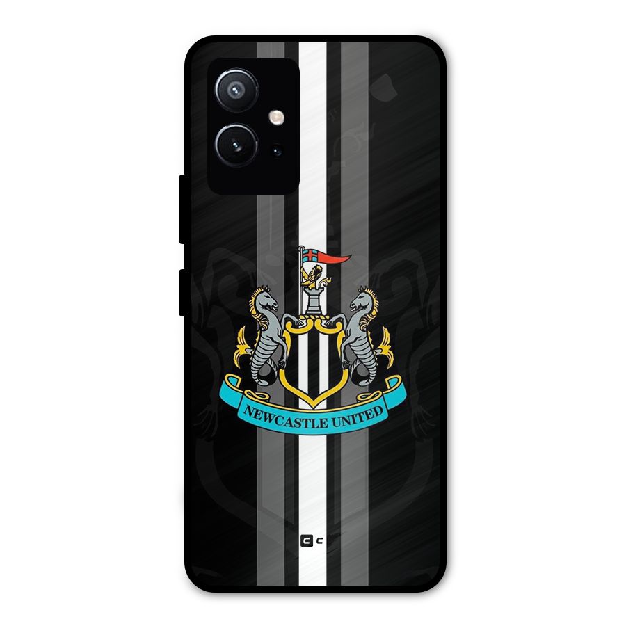 New Castle United Metal Back Case for Vivo T1 5G