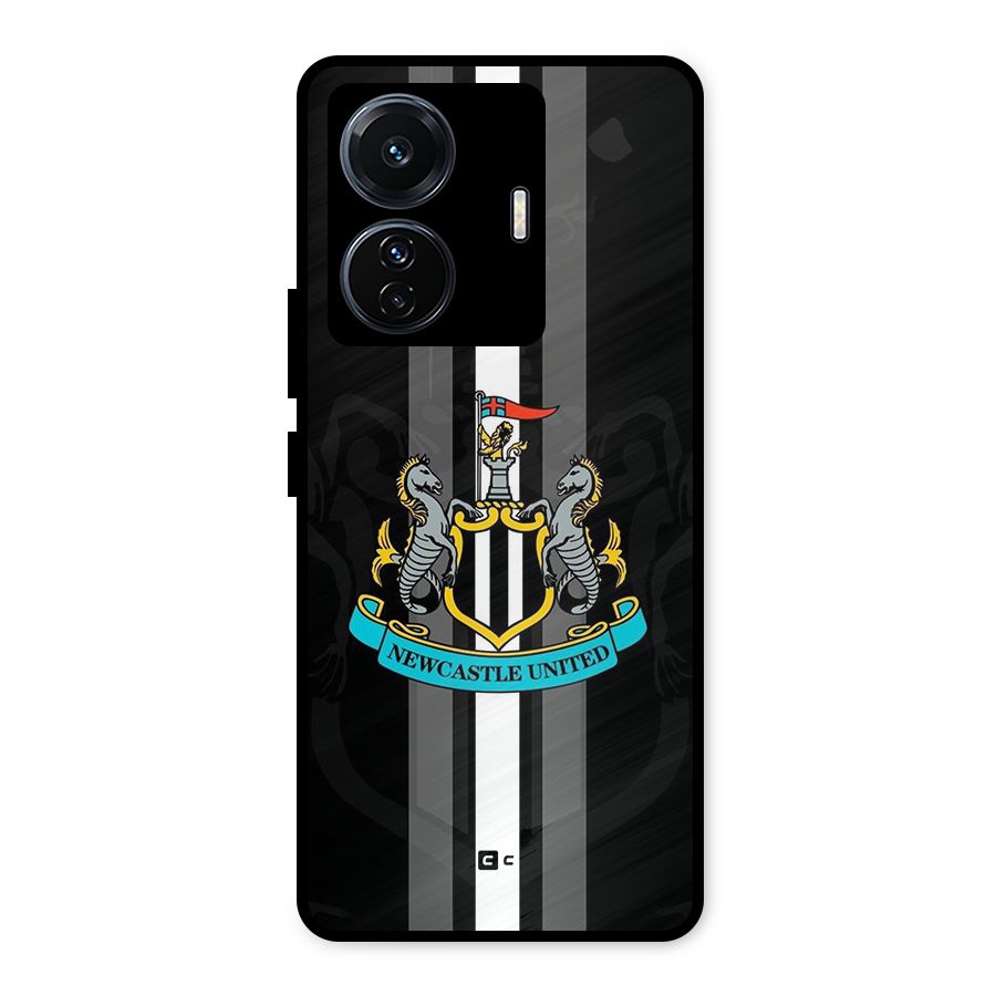 New Castle United Metal Back Case for Vivo T1 Pro