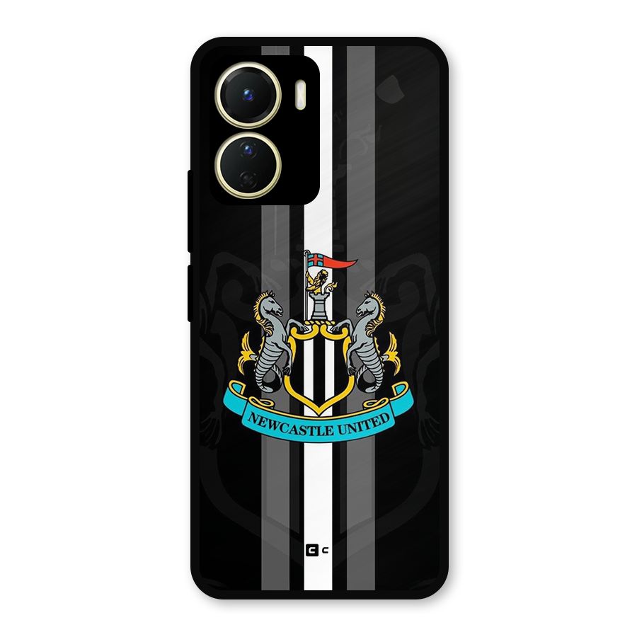 New Castle United Metal Back Case for Vivo T2x