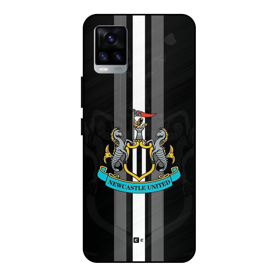 New Castle United Metal Back Case for Vivo V20 2021