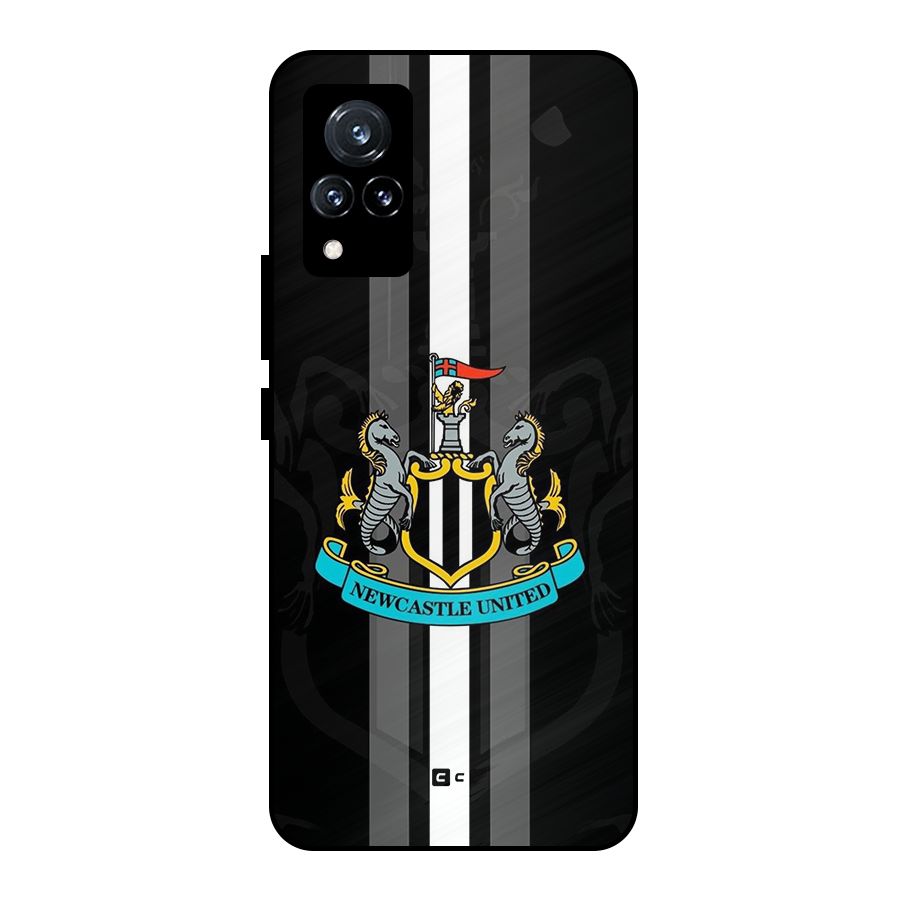 New Castle United Metal Back Case for Vivo V21 5G