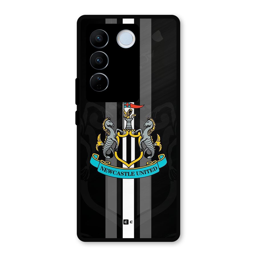 New Castle United Metal Back Case for Vivo V27