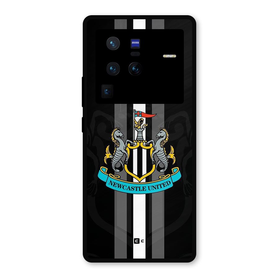 New Castle United Metal Back Case for Vivo X80 Pro
