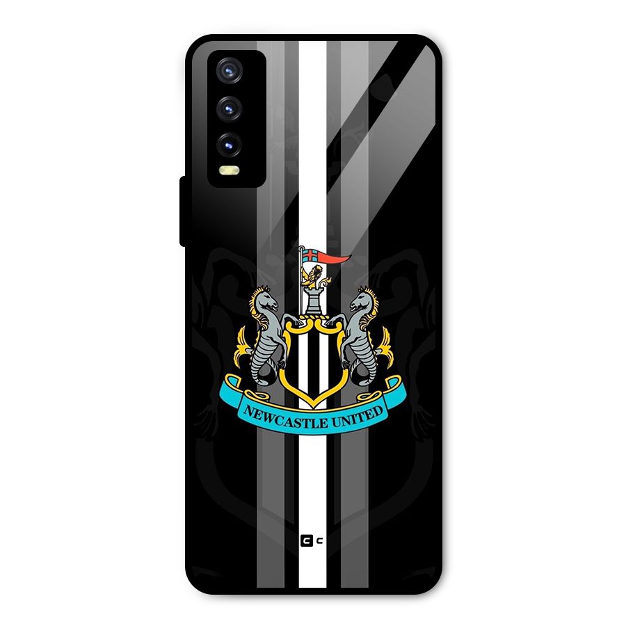 New Castle United Metal Back Case for Vivo Y20g