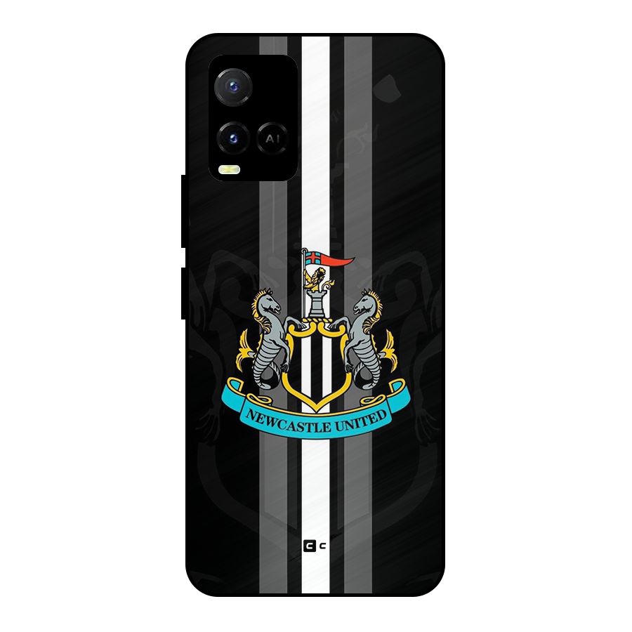 New Castle United Metal Back Case for Vivo Y21