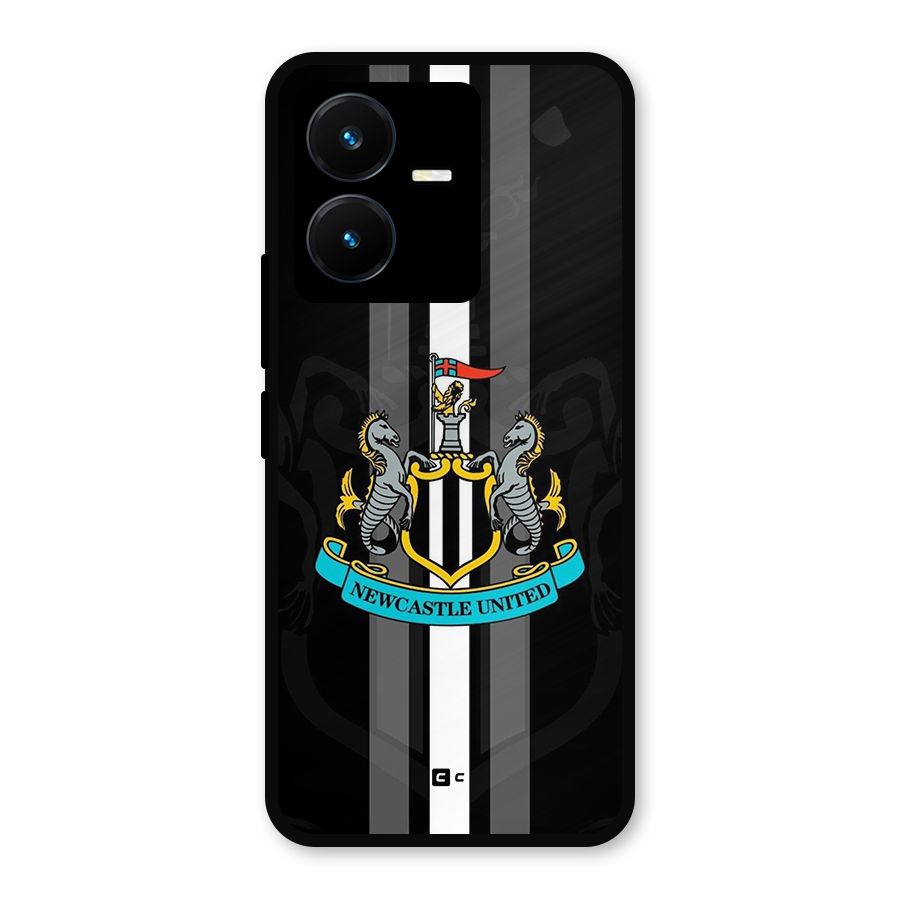 New Castle United Metal Back Case for Vivo Y22