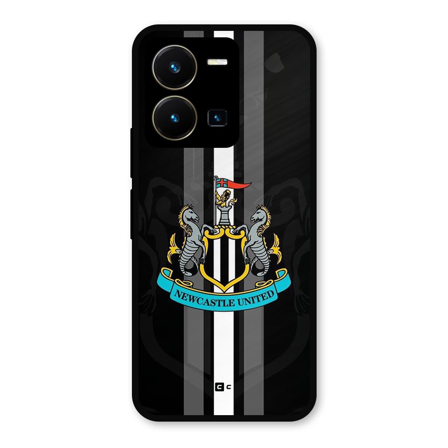 New Castle United Metal Back Case for Vivo Y35