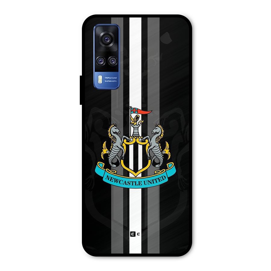 New Castle United Metal Back Case for Vivo Y51A