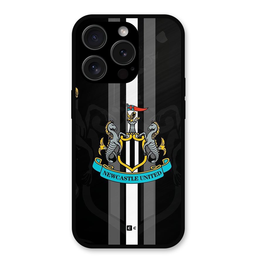New Castle United Metal Back Case for iPhone 15 Pro