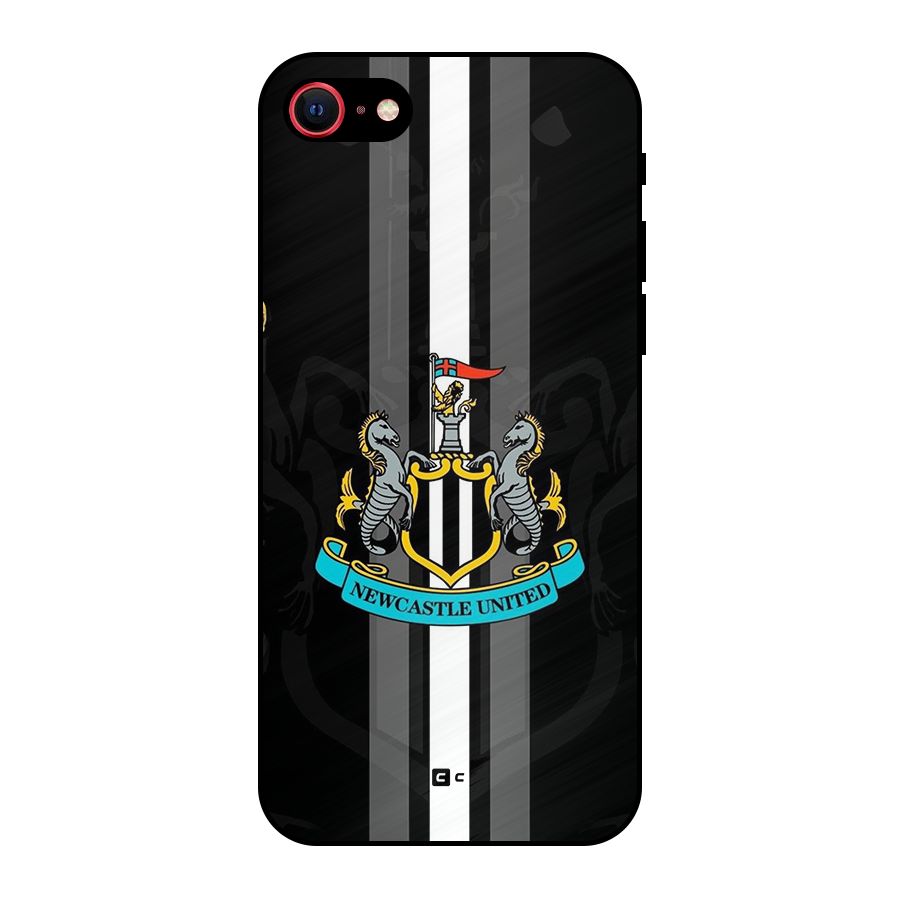 New Castle United Metal Back Case for iPhone 8