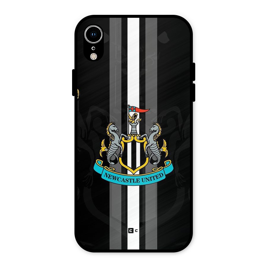 New Castle United Metal Back Case for iPhone XR