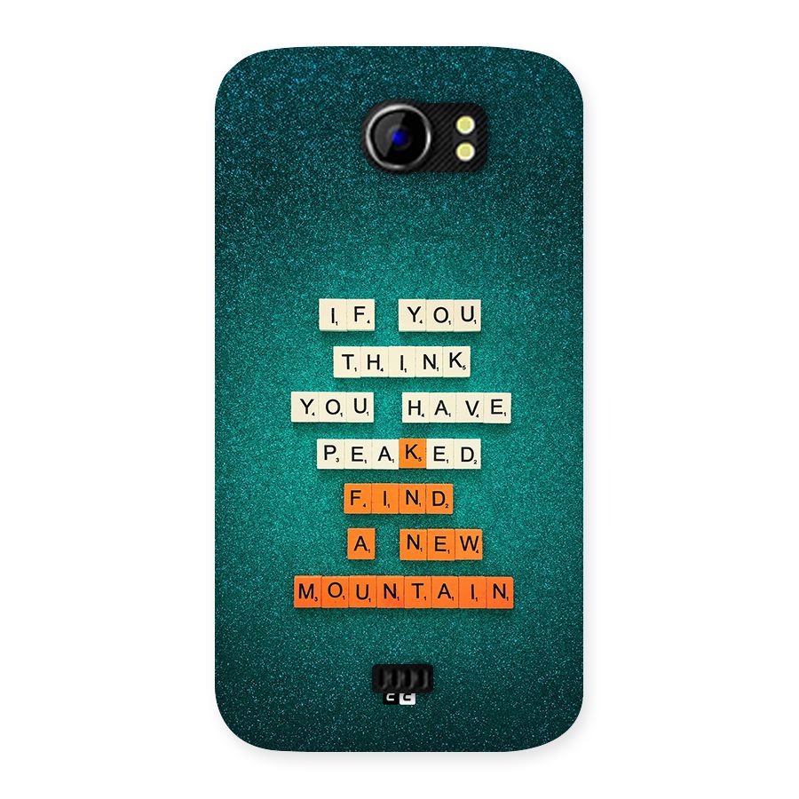 New Mountain Back Case for Canvas 2 A110