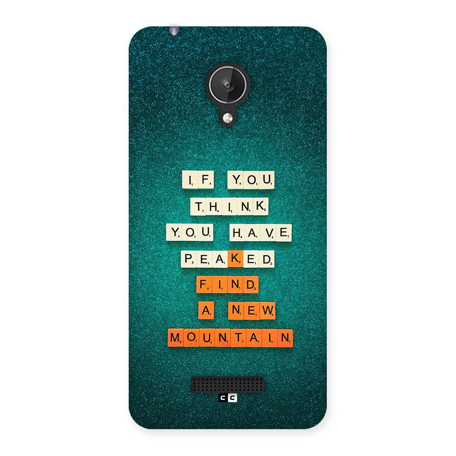 New Mountain Back Case for Canvas Spark Q380