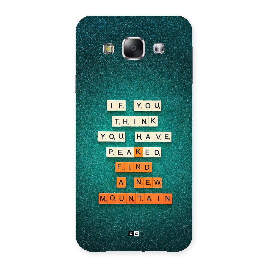 New Mountain Back Case for Galaxy E5