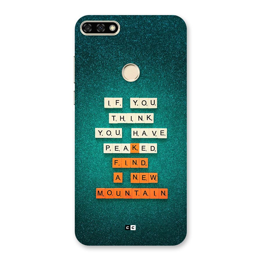 New Mountain Back Case for Honor 7A
