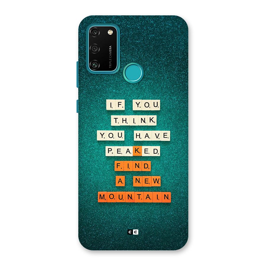New Mountain Back Case for Honor 9A