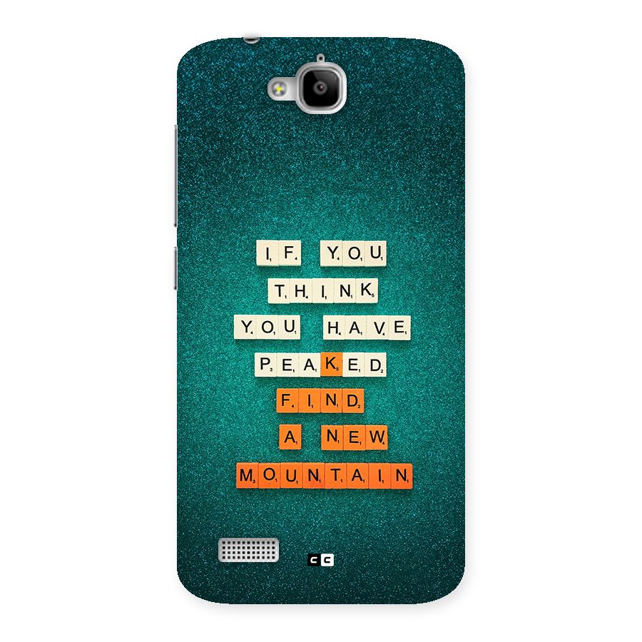 New Mountain Back Case for Honor Holly