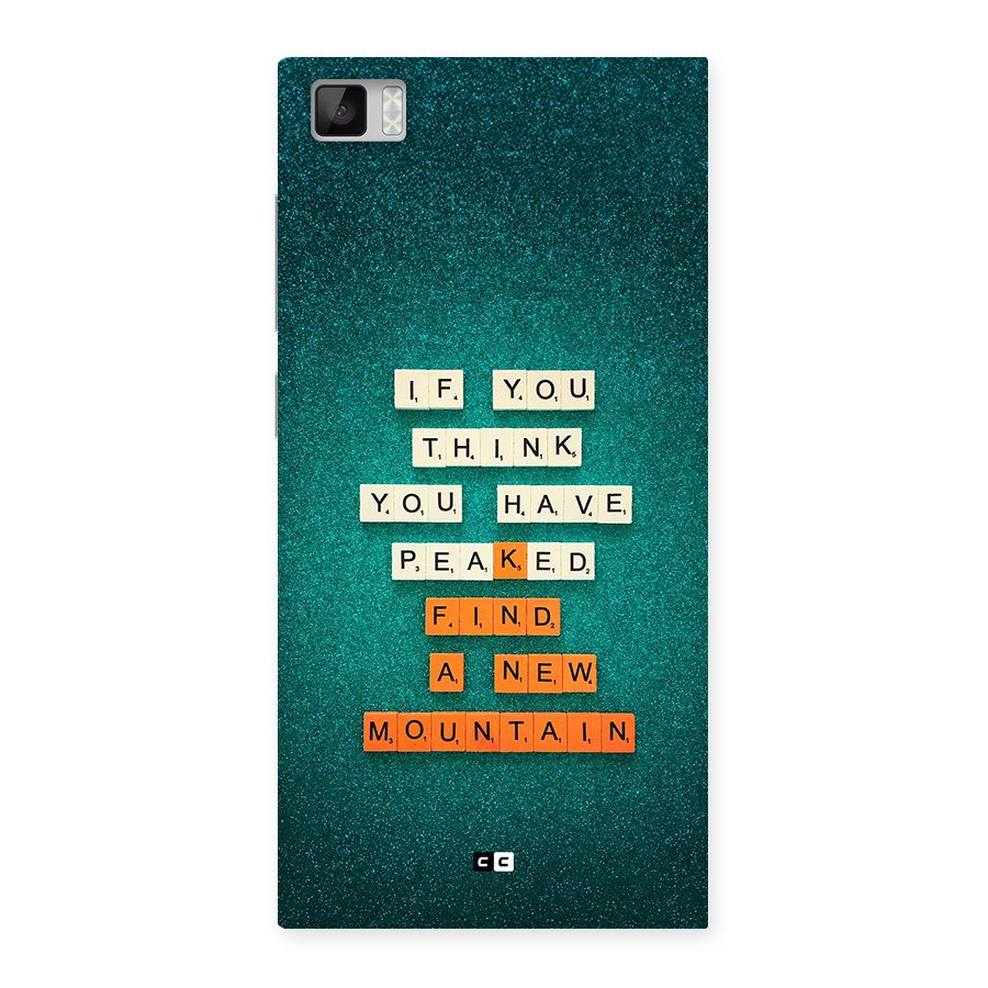 New Mountain Back Case for Mi3