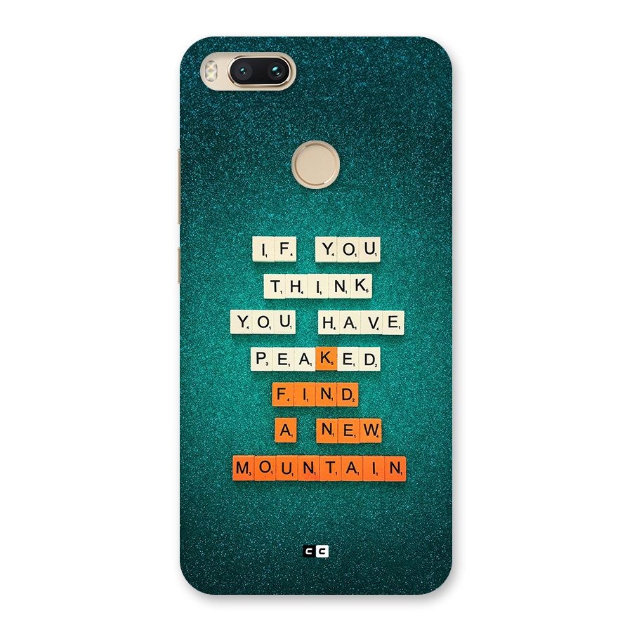 New Mountain Back Case for Mi A1