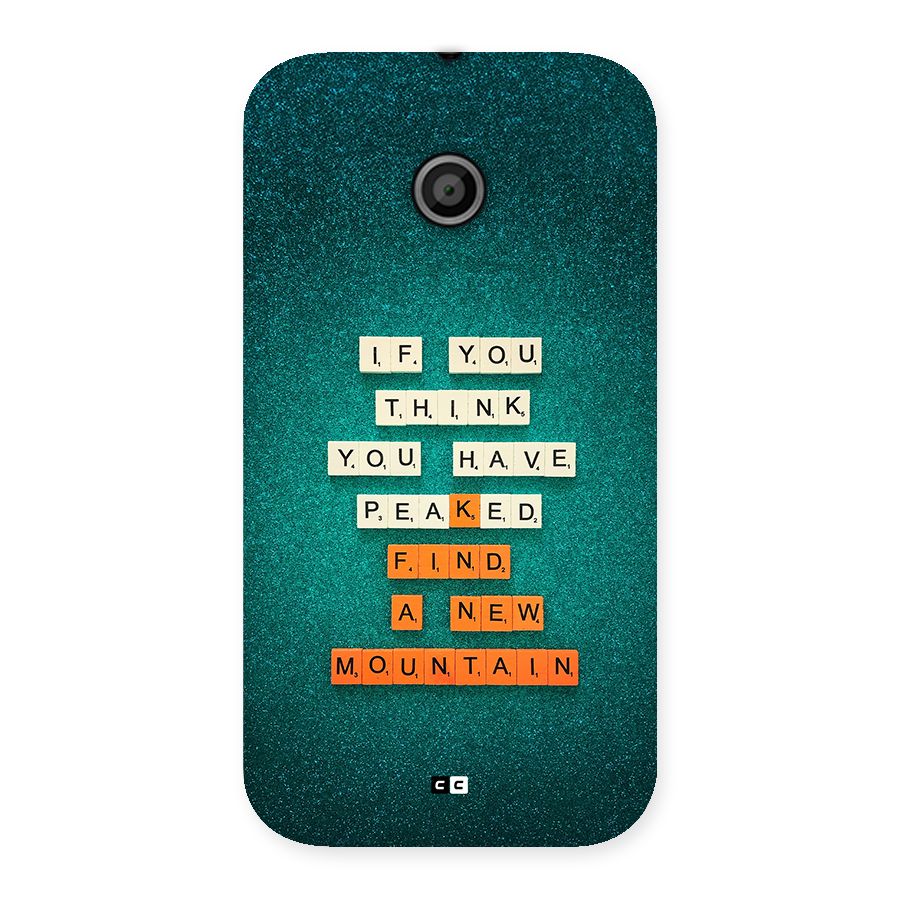 New Mountain Back Case for Moto E