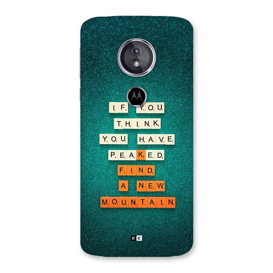 New Mountain Back Case for Moto E5