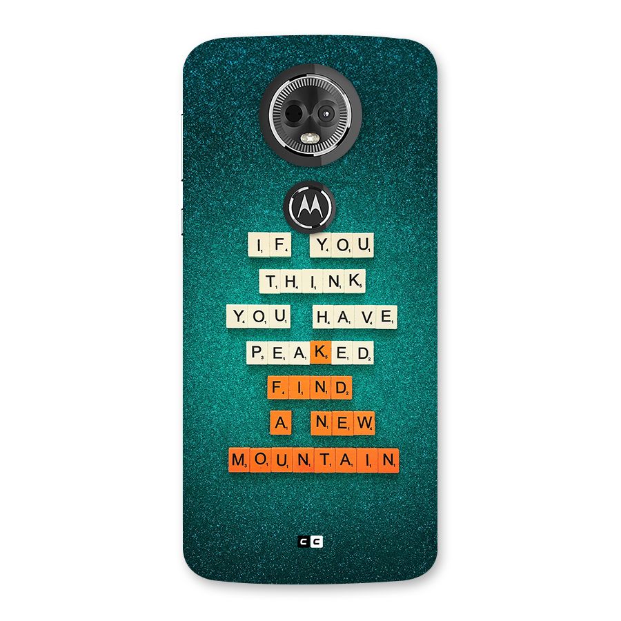 New Mountain Back Case for Moto E5 Plus