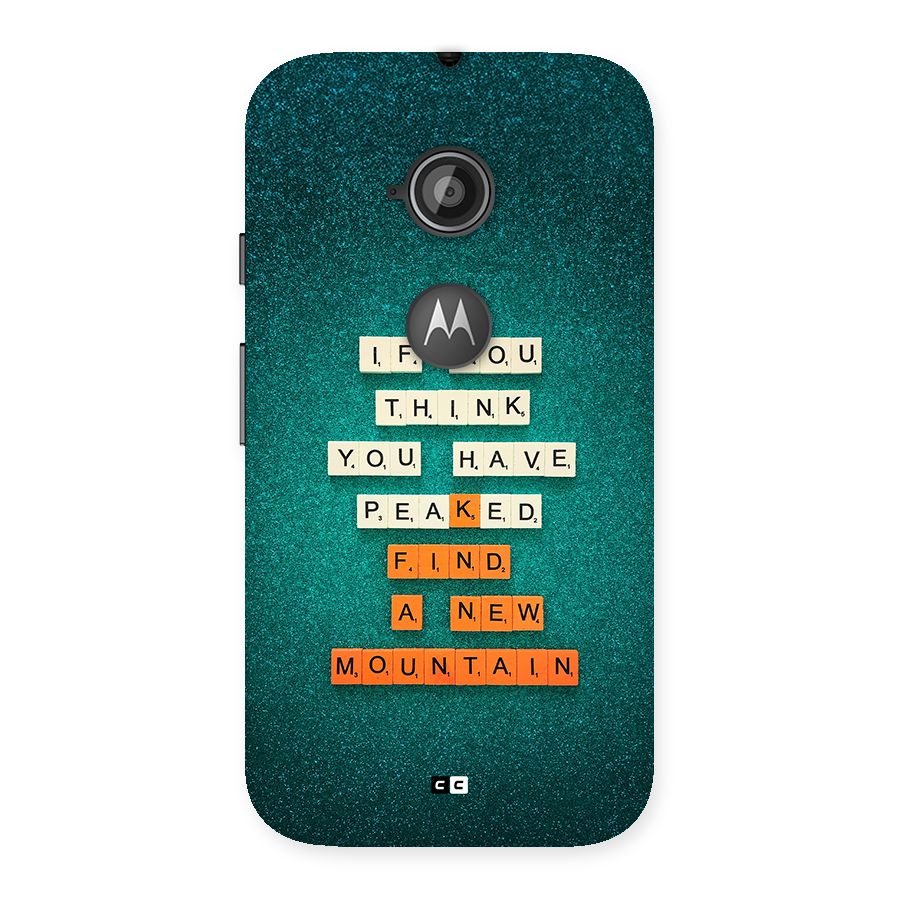 New Mountain Back Case for Moto E 2nd Gen