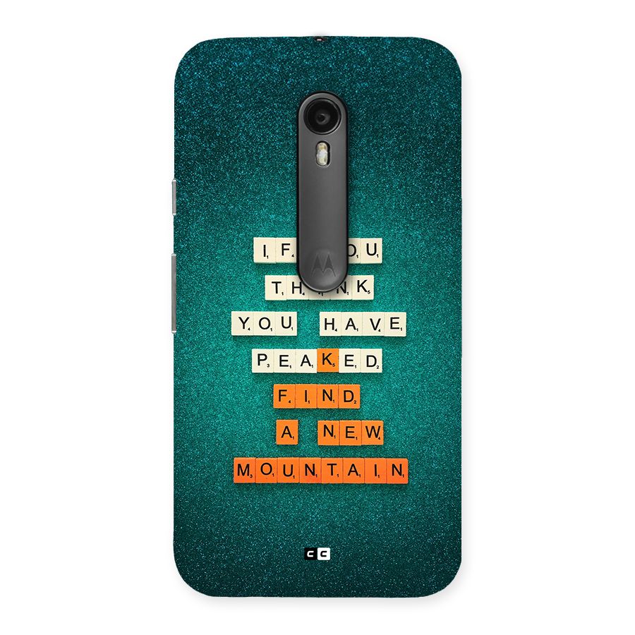 New Mountain Back Case for Moto G3