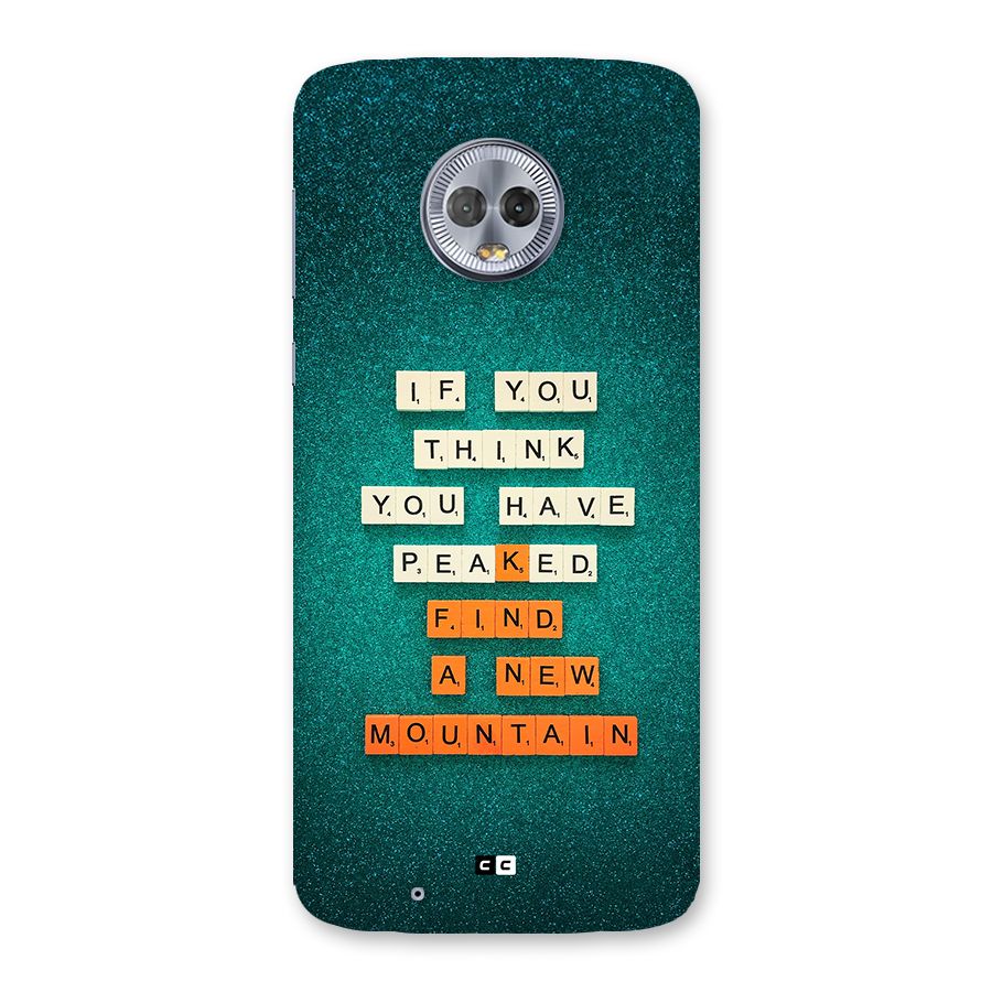 New Mountain Back Case for Moto G6
