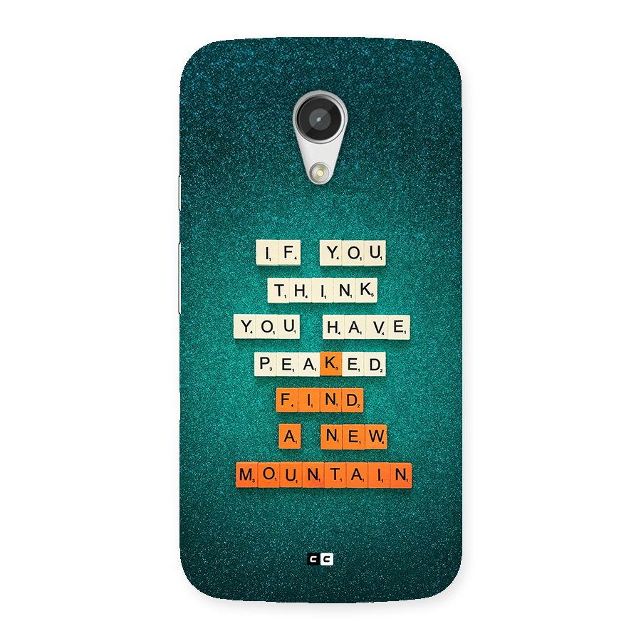 New Mountain Back Case for Moto G 2nd Gen
