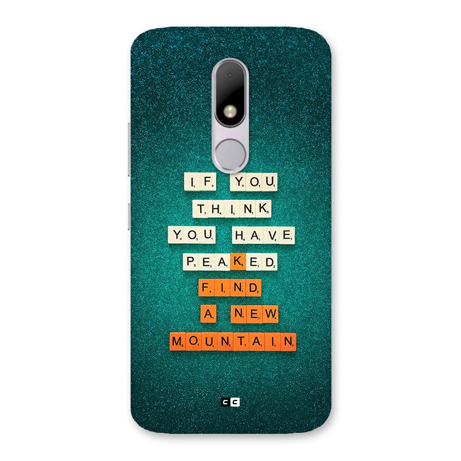 New Mountain Back Case for Moto M