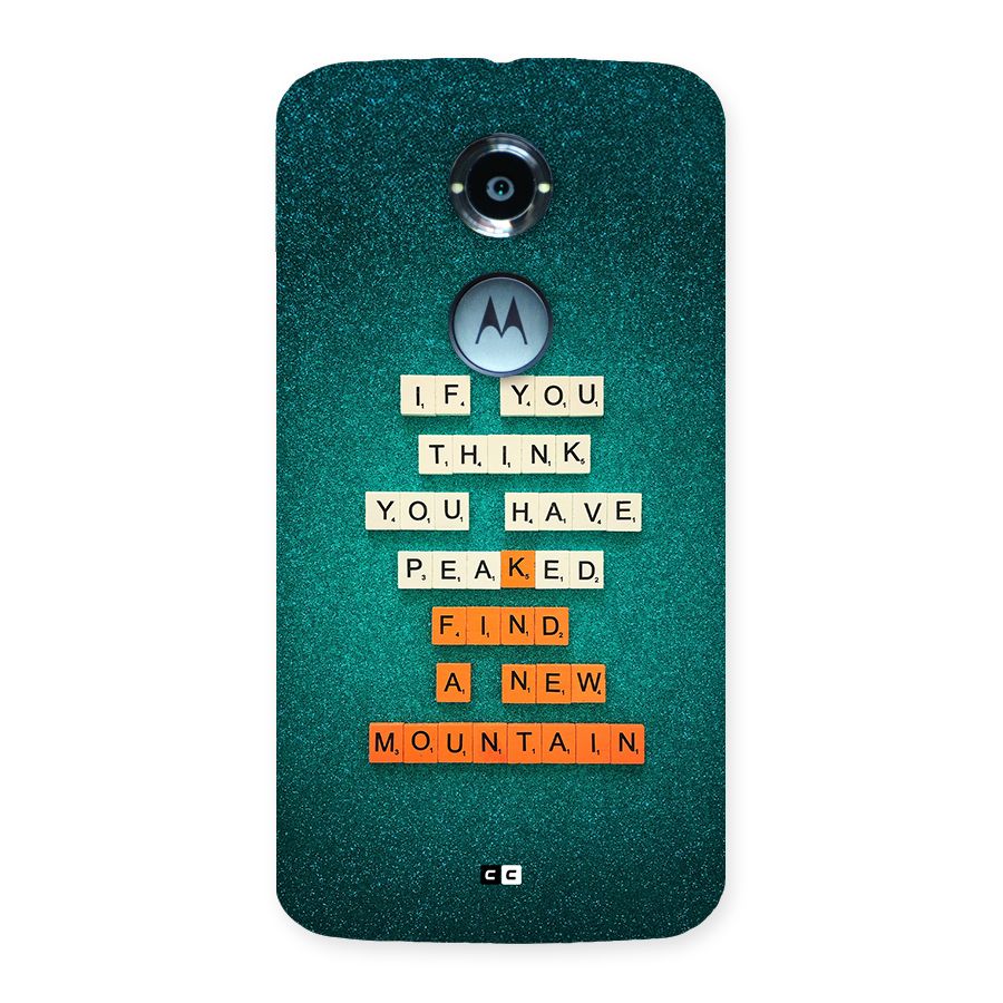 New Mountain Back Case for Moto X2